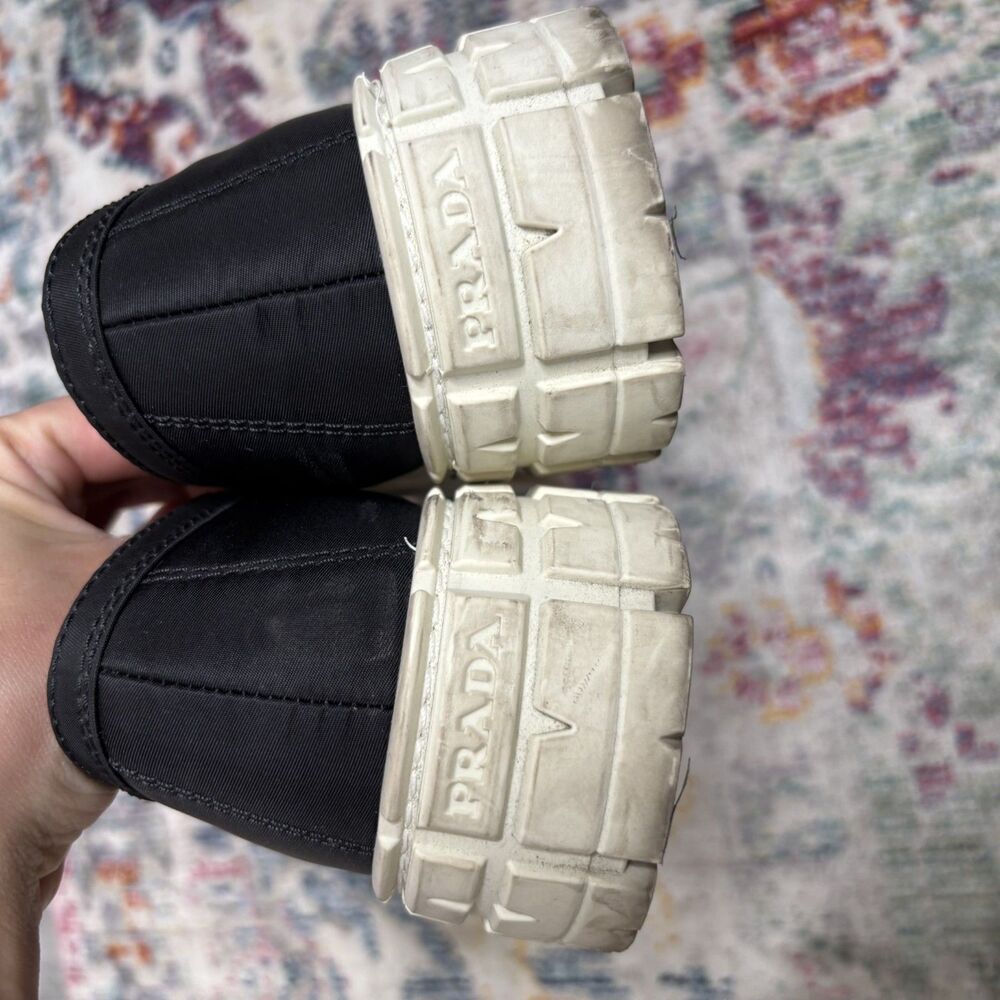 Prada Double Wheel Sneakers Black - Picture 9 of 12